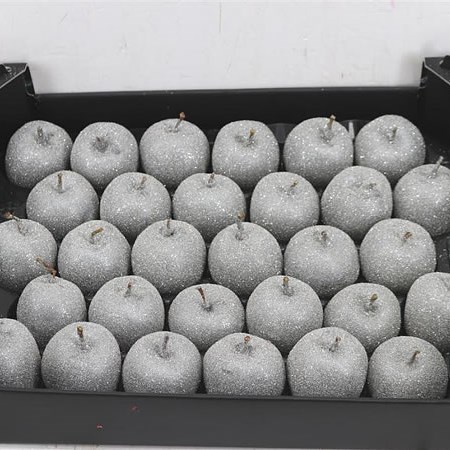 WAXED APPLES - TOPLINE SILVER + GLITTER