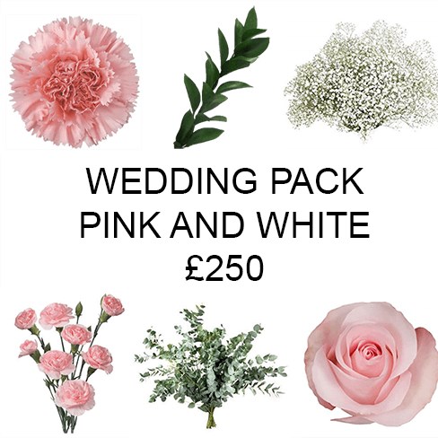 Wedding Flower Pack Pink £250