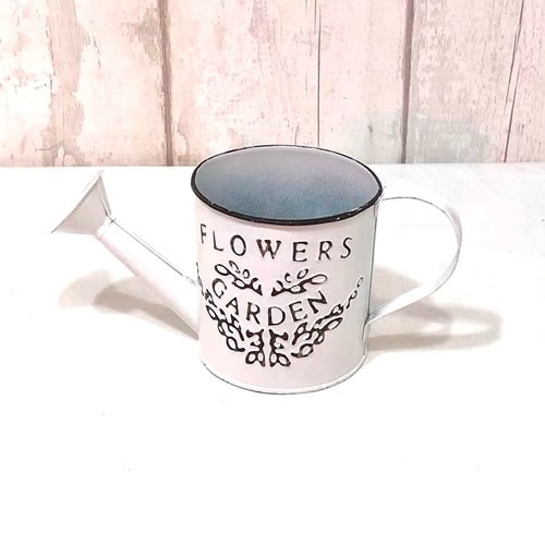 Watering Can - Flowers & Garden Black/White 