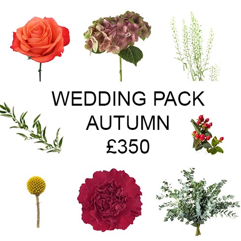 Wedding Flower Pack Autumn £350