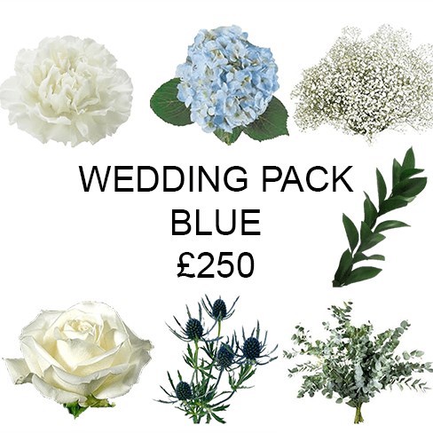 Wedding Flower Pack Blue £250