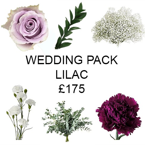 Wedding Flower Pack Lilac £175
