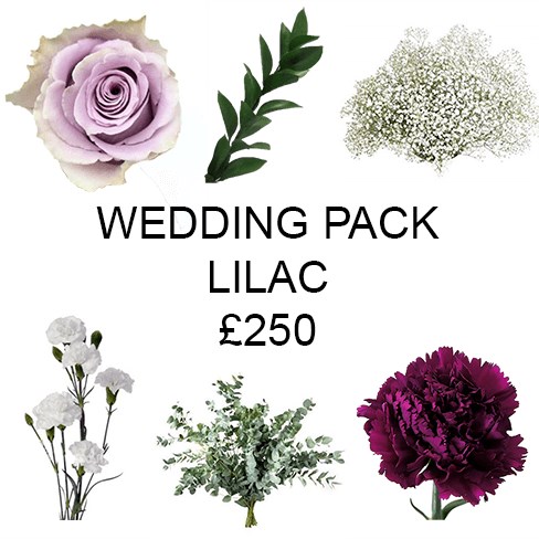 Wedding Flower Pack Lilac £250