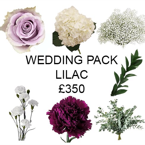 Wedding Flower Pack Lilac £350