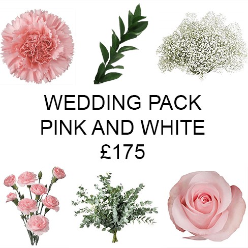 Wedding Flower Pack Pink £175
