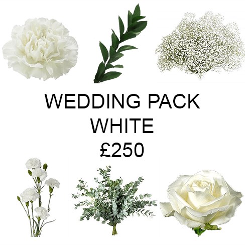 Wedding Flower Pack White £250