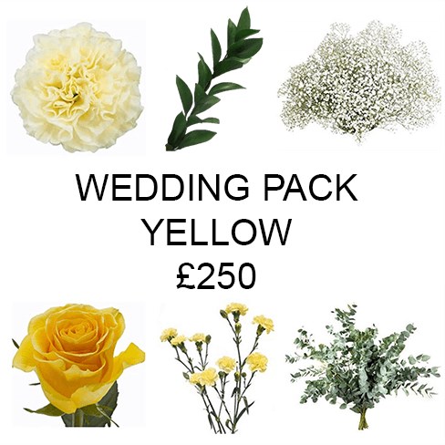 Wedding Flower Pack Yellow £250