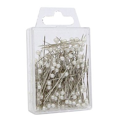 Pins - White Pearl Headed Corsage 4cm
