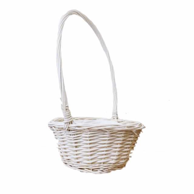 White Willow Basket - 20cm wide
