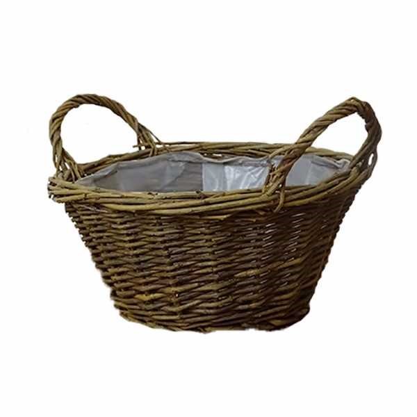 Willow Basket With Handles 19cm Wholesale Dutch Flowers & Florist