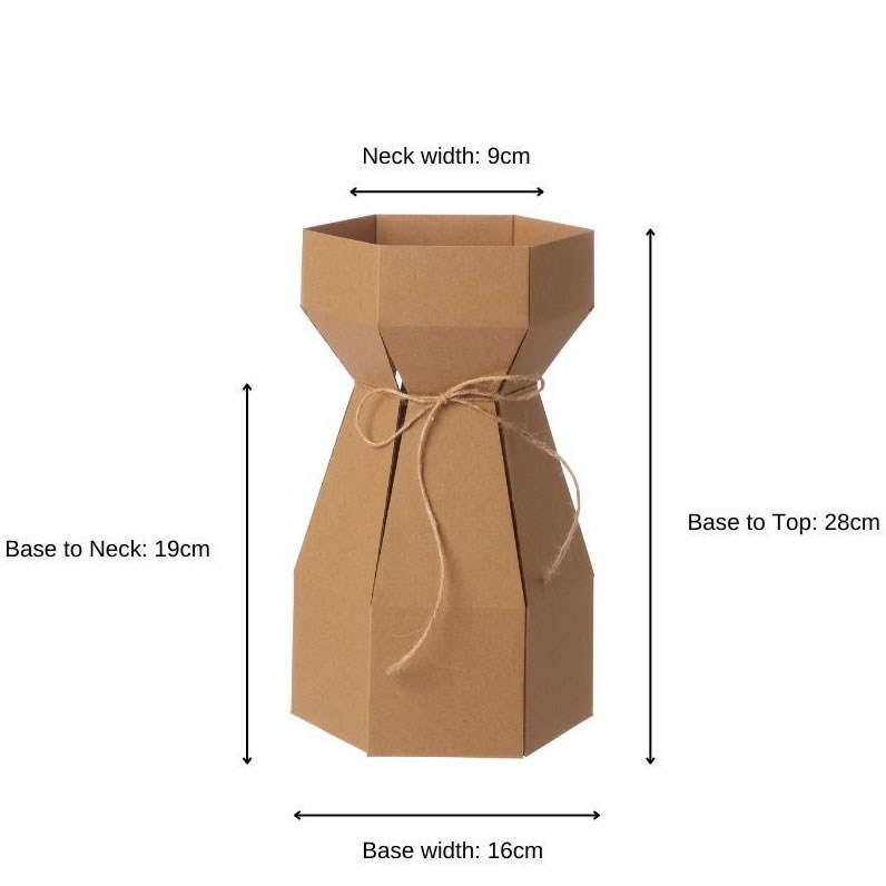 Windsor Porto Vases Kraft x 25 Living Vases Florist Supplies