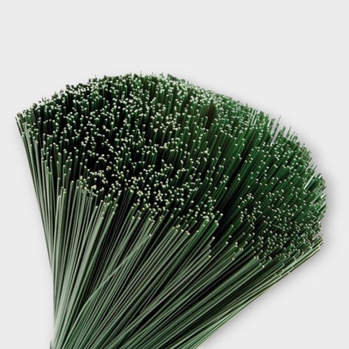 Wire - Green Stub 36cm x 0.71mm (2.5Kg) 