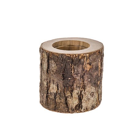 Tea Lights Holder - Bark