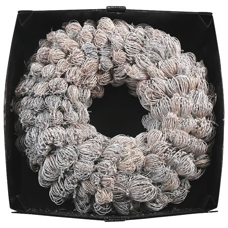 Wreath - Ammi Majus Waxed White