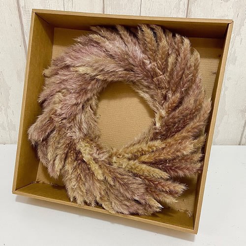 Wreath - Fluffy Pampas 35cm