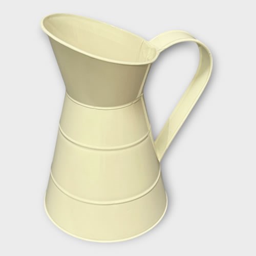 Zinc Coloured Jug - Cream