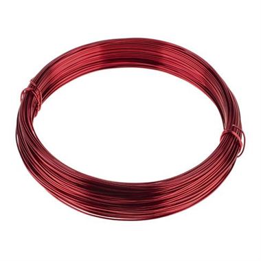 Wire - Aluminium Metallic Red