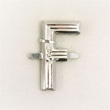 Aluminium Letter F