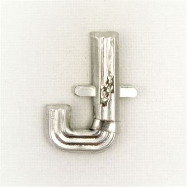 Aluminium Letter J