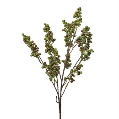 Artificial Berry Spray Green Wholesale Silk Flowers Florist Supplies Uk