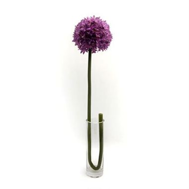 Allium Artificiel En Tige, Spécial Grande Taille, H 68 Cm Rose - BEST - Couleur: Rose
