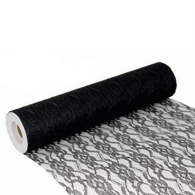 Lace Netting Black - 305mm