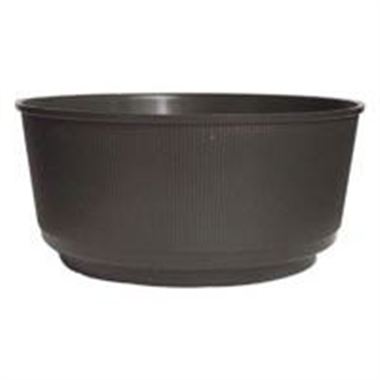 Plastic Bulb Bowl Dark Green - 24cm x 9cm