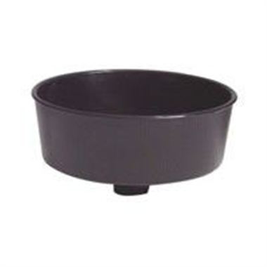 Plastic Candle Cups Black - 9cm