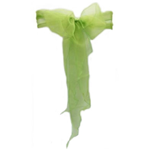 Chair Sash Organza - Lime Green