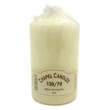 Chapel Candles 130x70mm (45hrs)