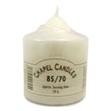 Chapel Candles 85x70mm (29hrs)