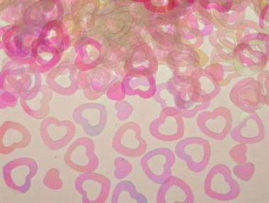 Table Confetti - Iridescent Open Hearts