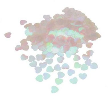 Table Confetti - Iridescent Hearts