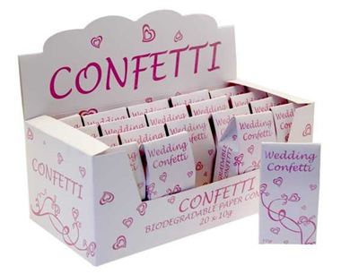 Pink & White Paper Confetti