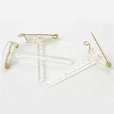 Corsage Clips - Clear Plastic