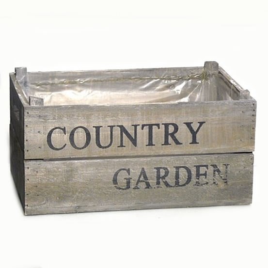 Country Garden Wooden Crate (Medium)