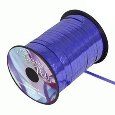 Ribbon Curling Holographic Royal Blue - 5mm