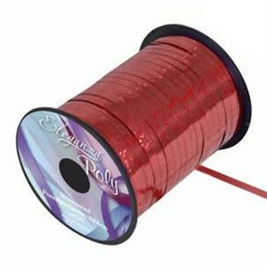 Ribbon Curling Holographic Red - 5mm