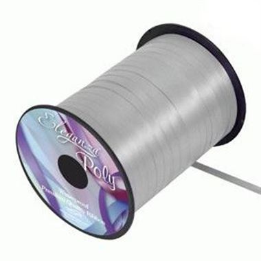 Ribbon Curling Silver (non-metallic) - 5mm