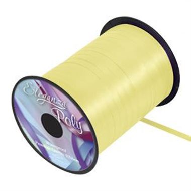 Yellow Curly Ribbon Curling Ribbon Pale Yellow | Wholesale Florist Supplies UK | Triangle ...