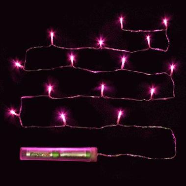 Decor Lites Submersible - Fucshia 15 Light Set