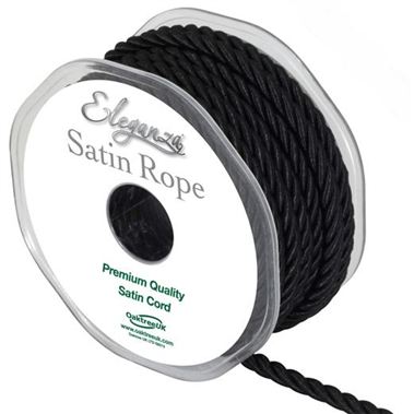 Rope Satin - Black