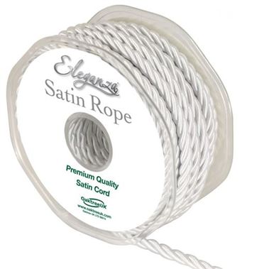 Rope Satin - White