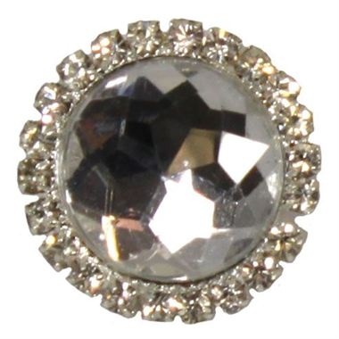 Gem Stone Brooches 22mm