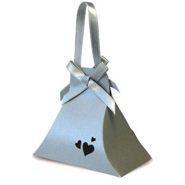 Favour Box - Pearl Silver Handbag