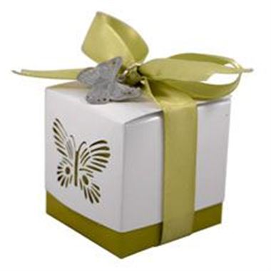 Favour Box - Sage Butterfly