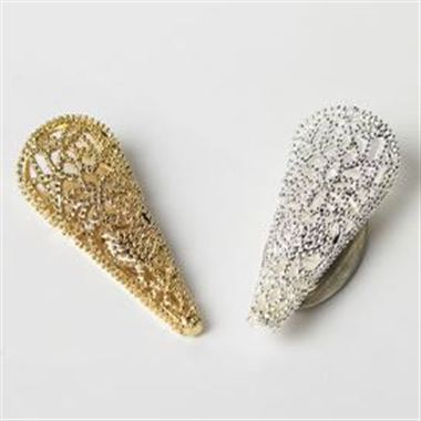 Filigree Silver Corsage Cone
