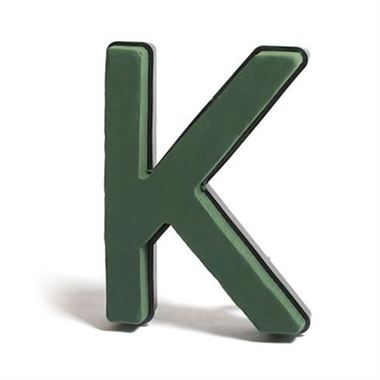 Floral Foam Letter K (Plastic Backed)