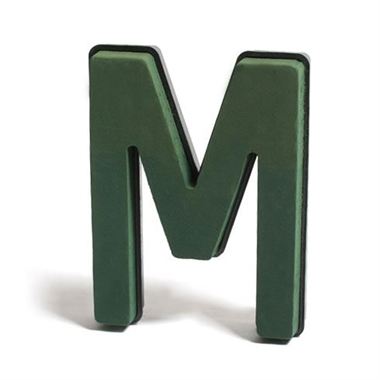 Floral Foam Letter M (Plastic Backed)