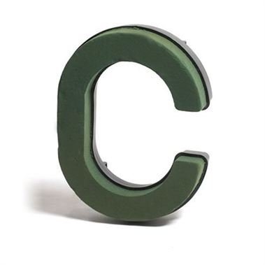 Floral Foam Letter C (Plastic Backed)